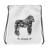 Drawstring Vegan Gorilla bag