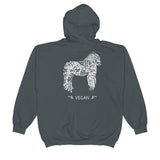 Unisex Gorilla Vegan Zip Hoodie