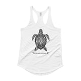 Loud Vegan Island Turtle Women's Shirttail Tank Top