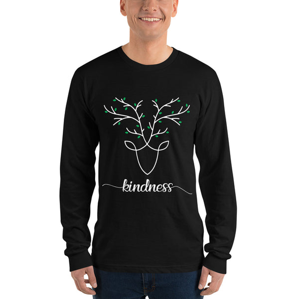 Loud Animal Kindness Deer Long Sleeve T-Shirt