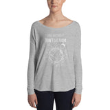 Loud Vegan Love Animals - Don't Eat Them Long Sleeve Ladies Tee