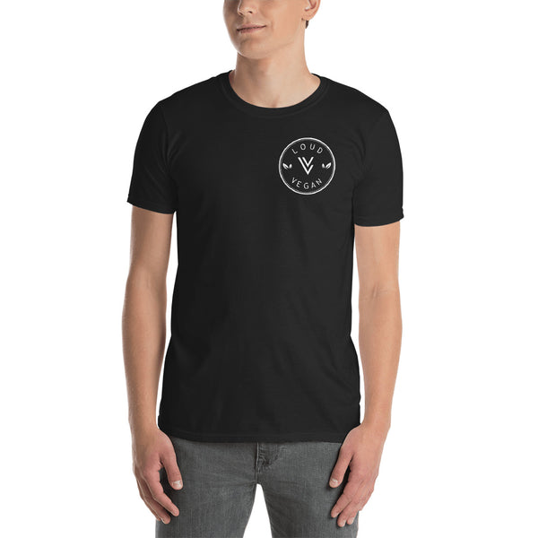 Loud Vegan Logo Short-Sleeve T-Shirt (unisex)