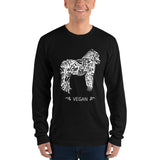 Vegan Gorilla Long sleeve t-shirt