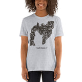 Loud Vegan Giraffe Short-Sleeve T-Shirt (unisex)