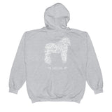 Unisex Gorilla Vegan Zip Hoodie