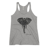 Women's  Loud Vegan Elephant Signature Series Racerback Tank