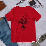 Heart Rooted Bier Tree - Short-Sleeve Unisex T-Shirt