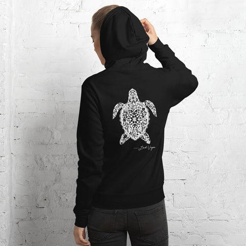 The Loud Vegan Island Turtle Signature Series Unisex hoodie