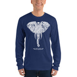 Vegan Elephant Long sleeve t-shirt
