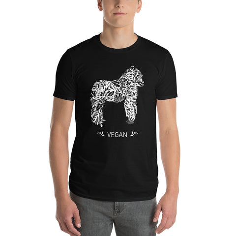 Unisex Short-Sleeve Vegan Gorilla T-Shirt