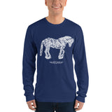 Vegan Horse Long sleeve t-shirt
