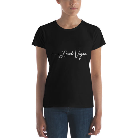 Loud Vegan Signature Logo Women's short sleeve t-shirt