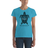 Women's short sleeve Island turtle t-shirt