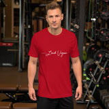 Loud Vegan Hand Written Signature - Short-Sleeve Unisex T-Shirt